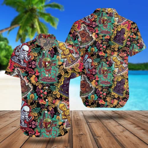 MIMIGIFT Hawaiian Shirt for Men - Funny Tropical Button-Downs, Perfect for Funky Summer Beach Aloha and Birthday Gifts3