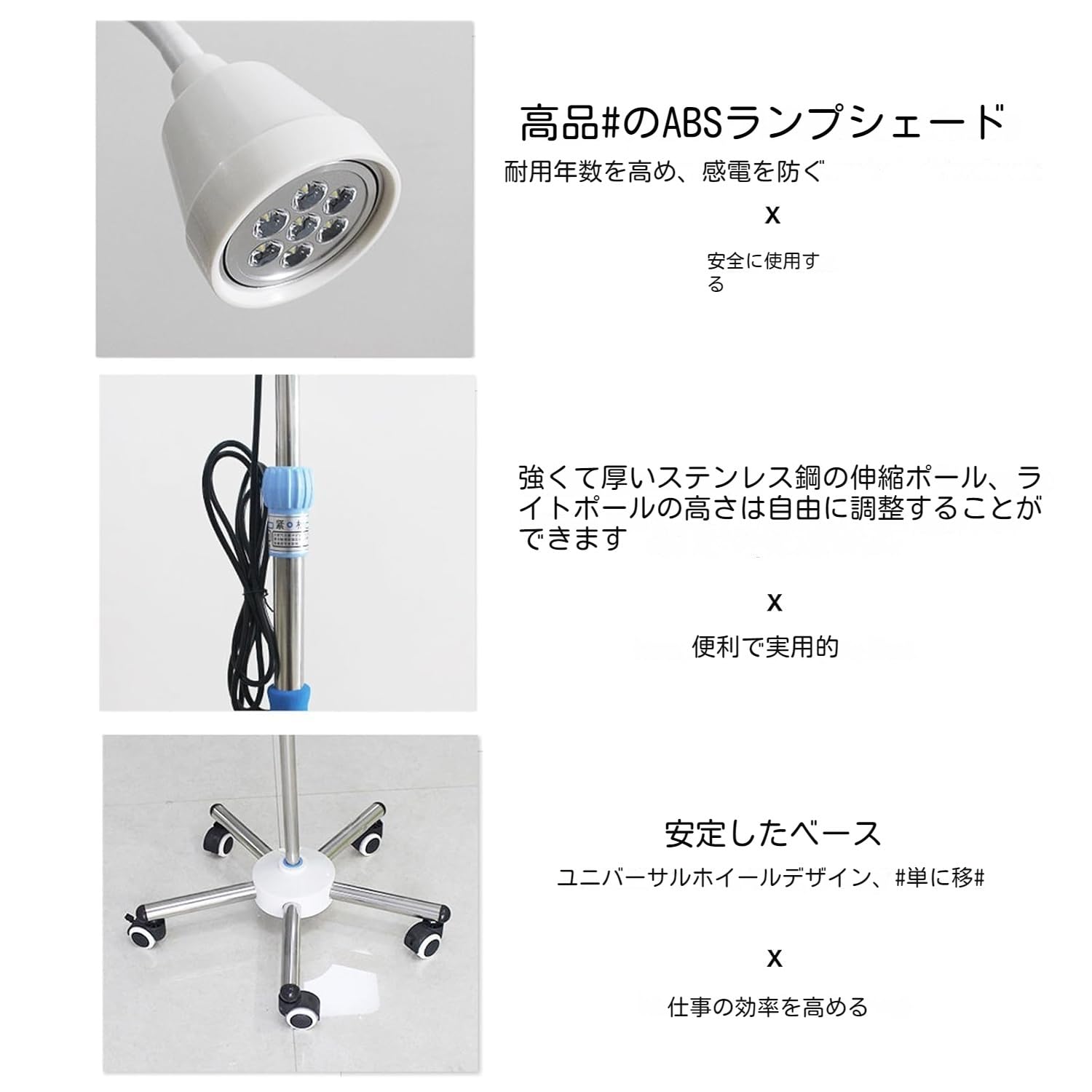 21 産業・研究開発用品 5W 検査用ライト 医療用、LED 外科検査用ランプ、