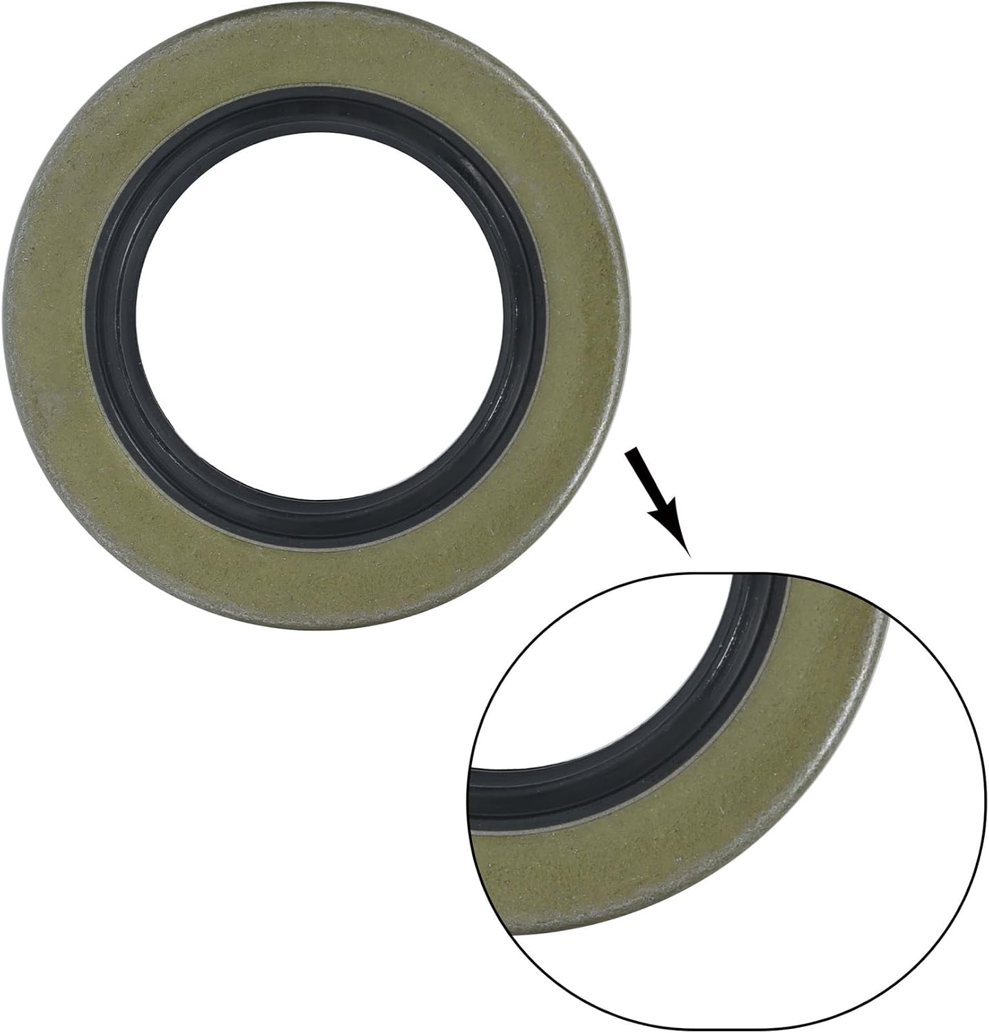 labwork 2 Sets Trailer Bearing Kit L44643 L44610 and 12192TB Replacement for 1 2000-2200 Lbs Trailer Axle