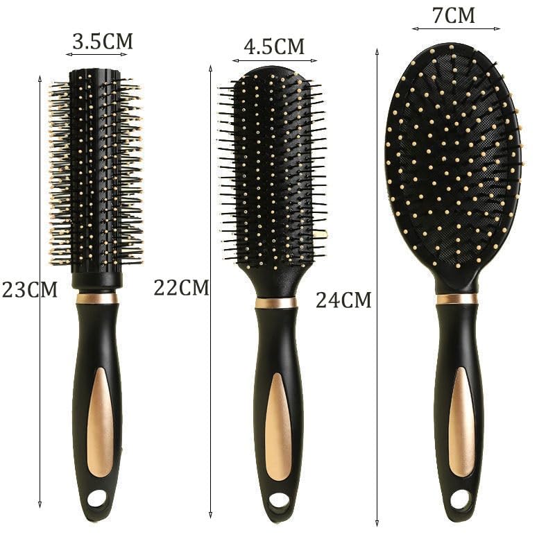 Household Curling Comb Male Female Inflatable Styling Round Cylinder Brush