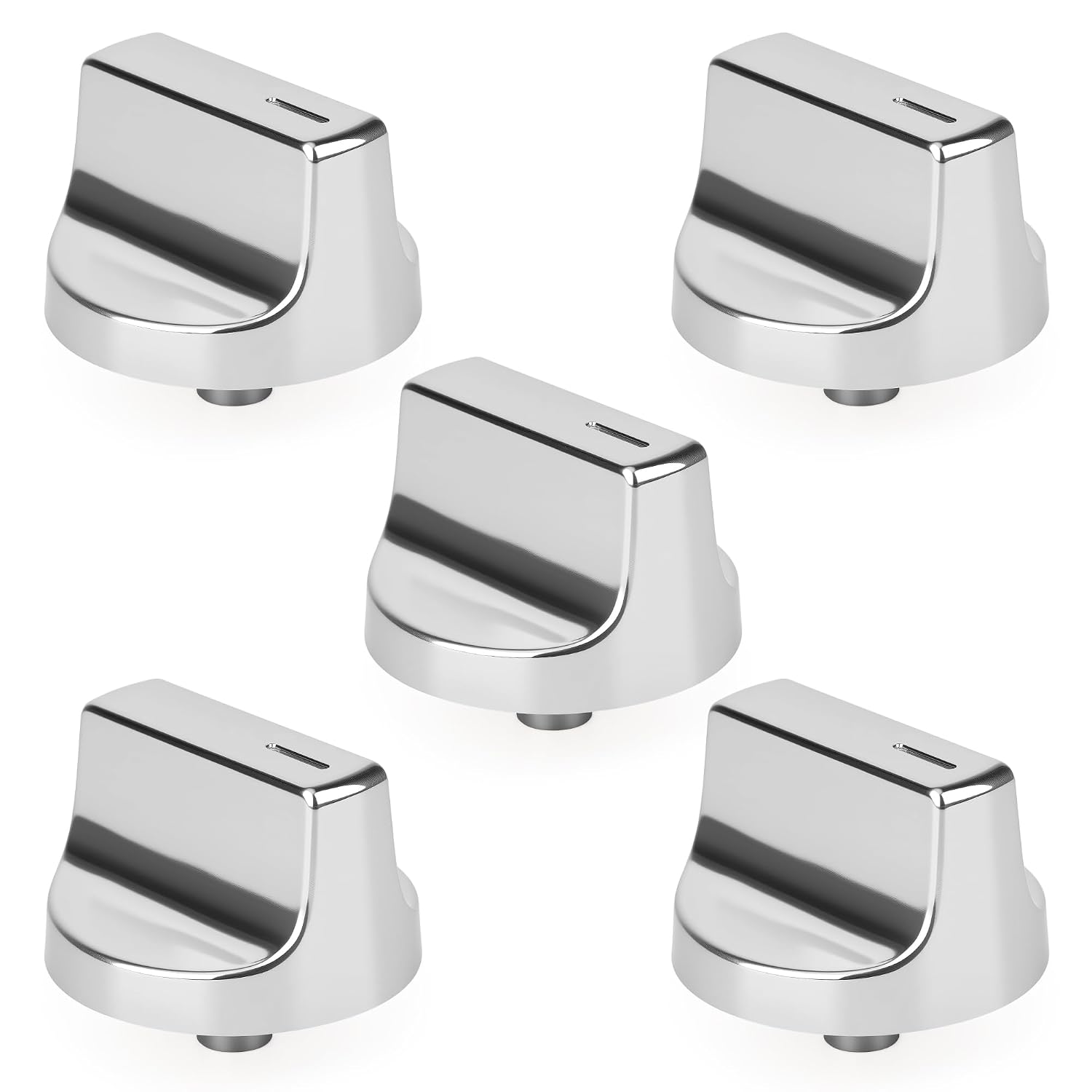 5 Pcs Compatibility Whirlpool Stove Knobs Replacement W11366438