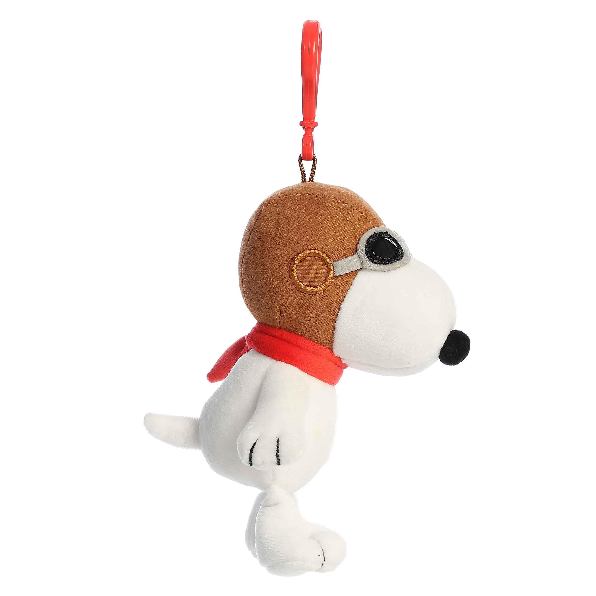 Amazon.com: Aurora® Adorable Peanuts® Flying Ace Clip-On Stuffed