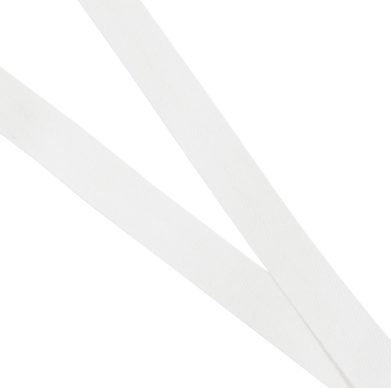 AERZETIX - C77593 - 9m x 25mm Herringbone Twill Tape - Cotton - White