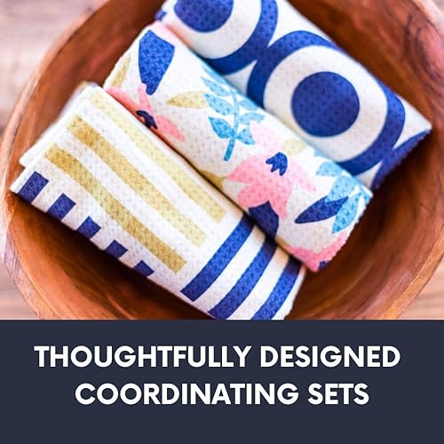 Miniatura 6 de Paquete de 2 toallas de cocina ordinarias, no son tus toallas de cocina, paños de cocina, paños de cocina, microfibra de tejido gofre, estampados de