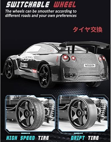 Miniatura 2 de Coche de carreras RC Drift de 70 KMH de alta velocidad con control remoto para niños y adultos, escala 110 GT vehículos RC Drift Car Super Fast RC