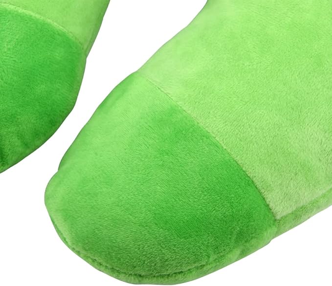 Almohada de viaje infantil suave forma de rana miniatura 5