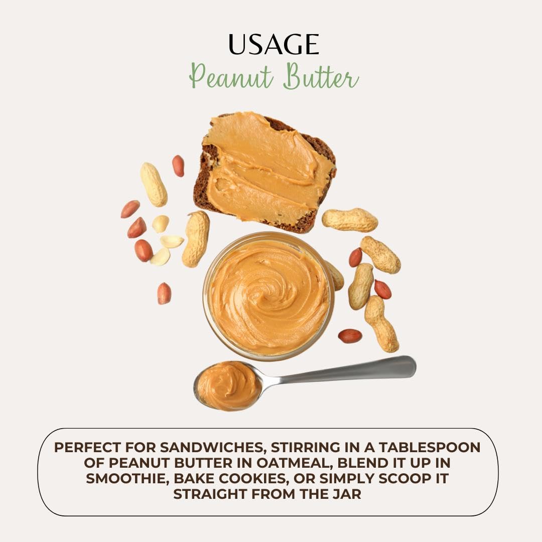 Aceso Peanut Butter,Protein Packed Spread,No Added Sugar,Creamy And Crunchy Healthy Snacks,220 grams 3