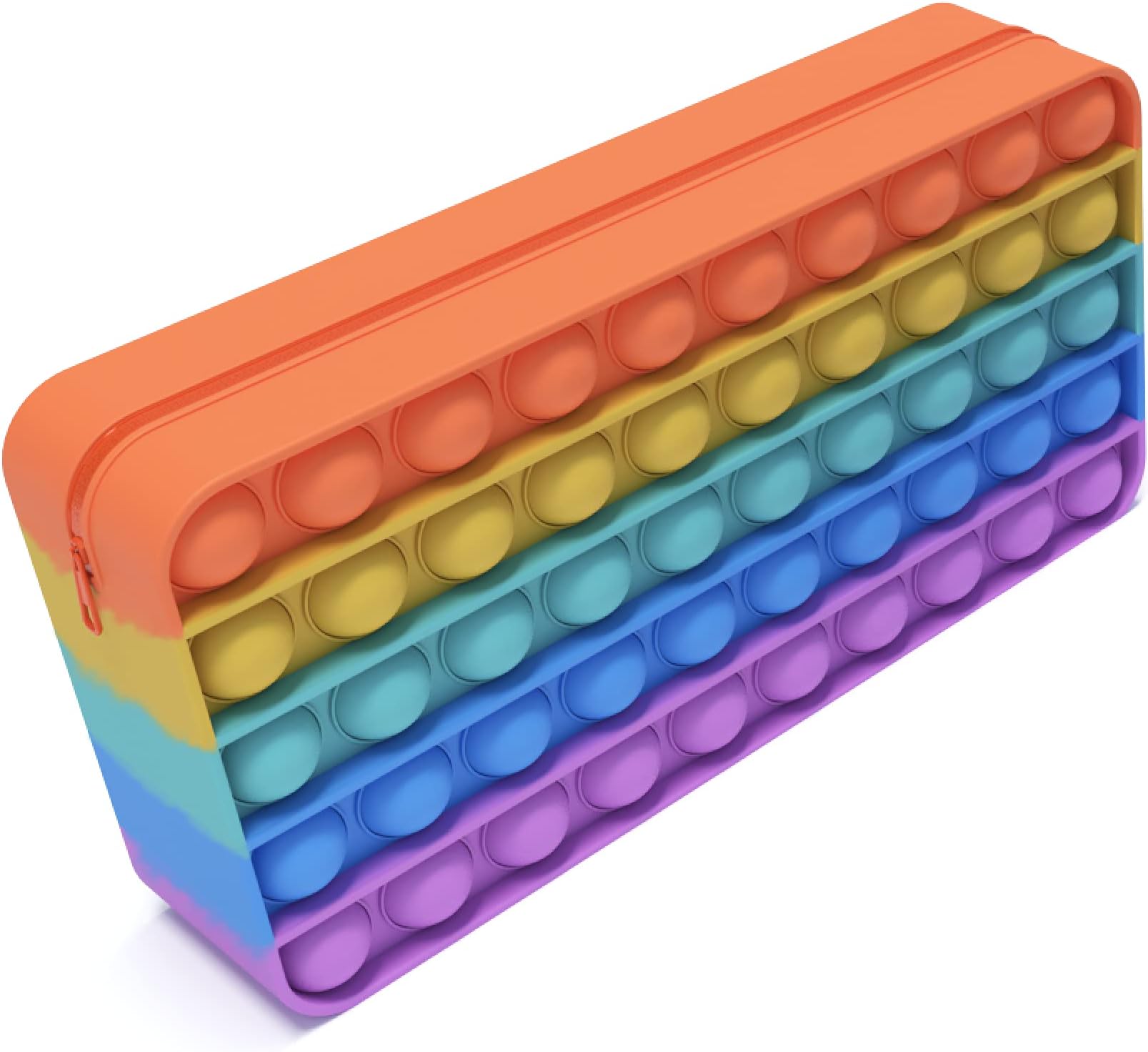 AVALLONYA -Pop it Pencil Case - pop it fidget toy case silicone - Anti stress pop it – pop its fidget toys - Satisfying pop it poppit fidget popper – giant pop it