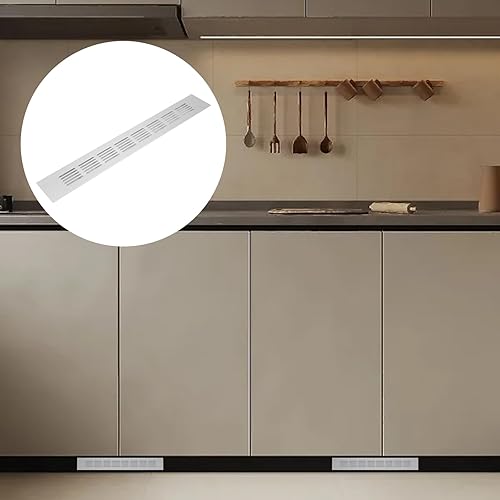 Miniatura 2 de Geesatis 2 piezas de rejilla de ventilación de ventilación de aire 13.780 x 1.969 in  13.8 x 2 pulgadas rejilla de aire para paredes y techos,