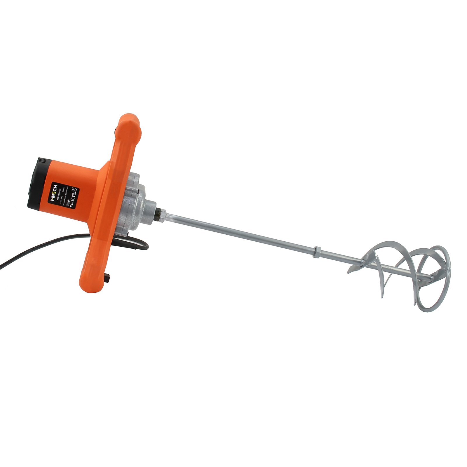 Mezclador Eléctrico Paletas para Yeso 1600W 230V Velocidad Variable Batidor de Pintura y Mortero Agitador de Yeso Paleta de Batidora de Mortero Mezclador de Mortero Argamasa Herramienta Yesería