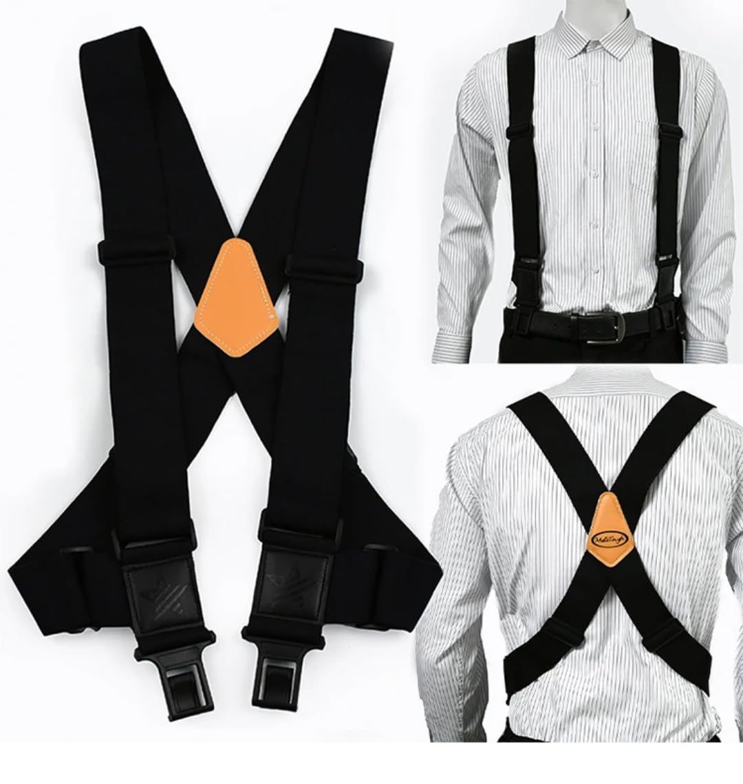 Hosenträger Suspender 5 cm Breite Herren-Hosenträger X-Type Gurt Anpassen Elastische Zahnspangen Manpants Hosenträger Zubehör