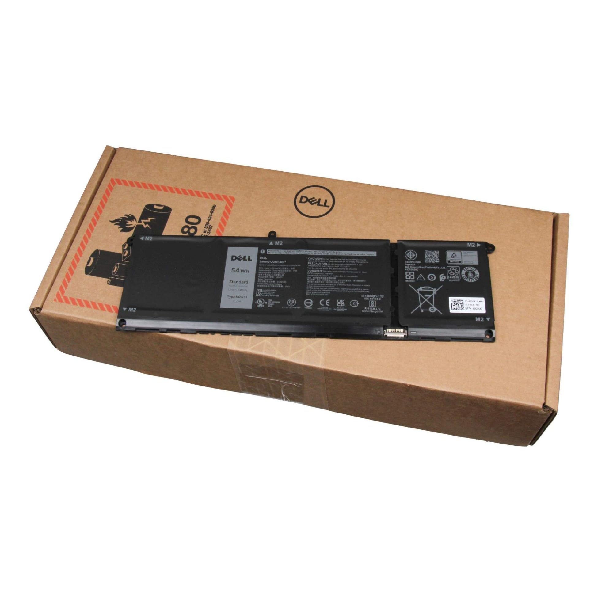 Dell - Laptop-Batterie - Lithium-Ionen - 3420 mAh - 54 Wh (V6W33)