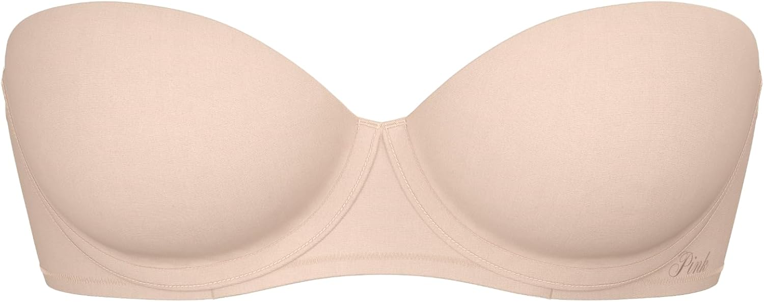 Victoria's Secret Women's Pink Wear Everywhere Push Up Strapless Bra, Bras for Women (32A-38DD) - Image 3
