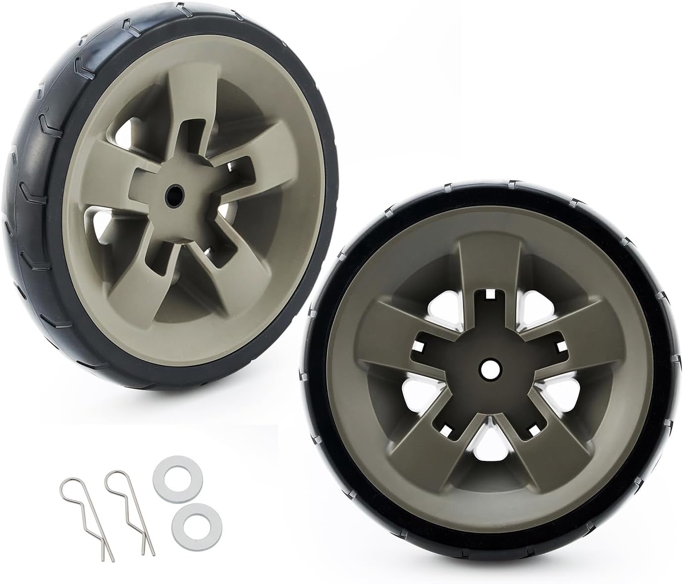 67445 Genesis II Grill Wheel Replacement Parts for Weber Wheels 8 Inch Genesis II/II LX 200 300 400 600 Series Grill Parts Weber Genesis II E-310 II E-410 II E-330 II E-610 II E-210 GS4 BBQ Parts
