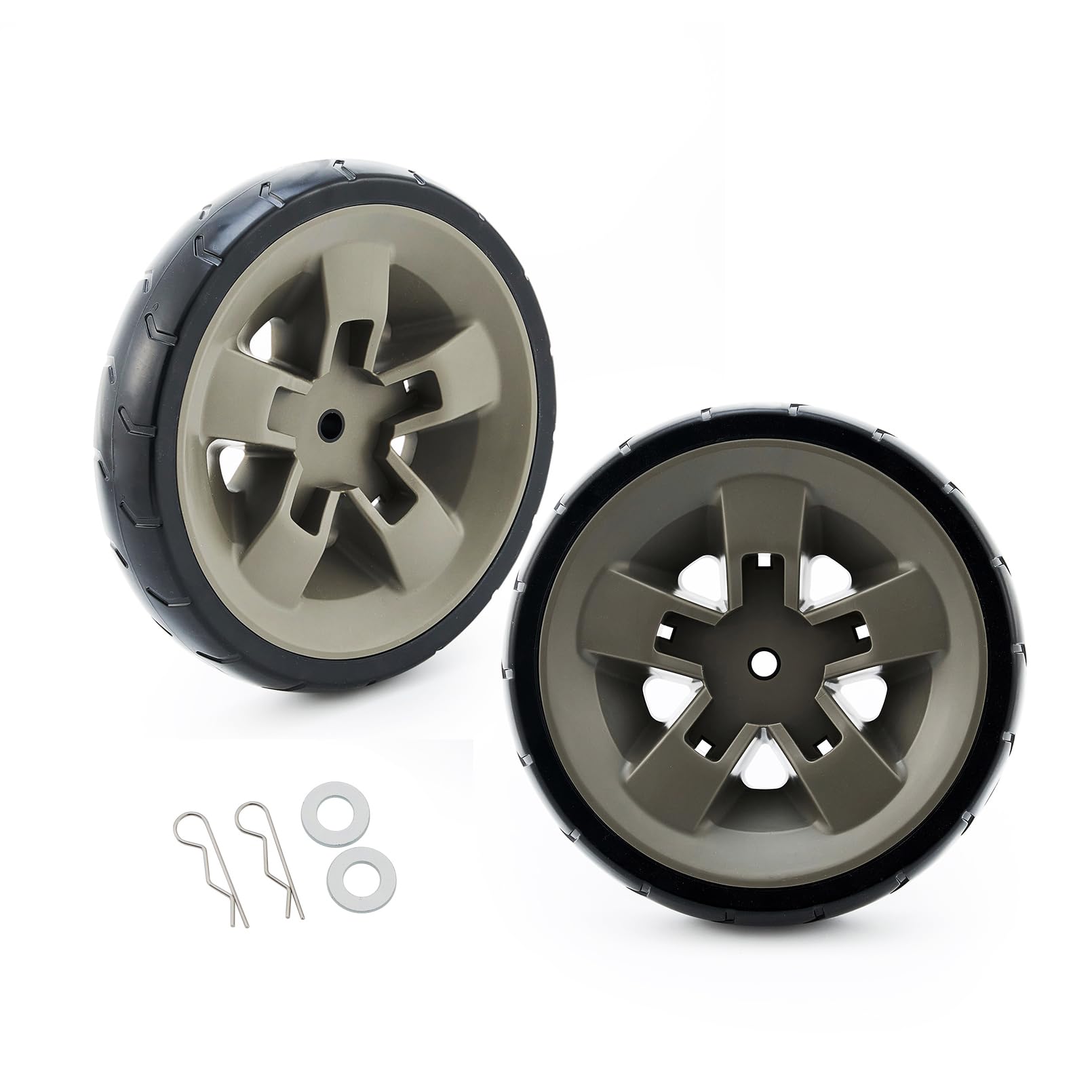 67445 Genesis II Grill Wheel Replacement Parts for Weber Wheels 8 Inch Genesis II/II LX 200 300 400 600 Series Grill Parts Weber Genesis II E-310 II E-410 II E-330 II E-610 II E-210 GS4 BBQ Parts