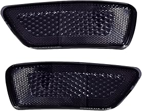 CULMKARI Black Rear Bumper Trim Reflector Lights Fits for 2012-2018 Jeep Grand Cherokee 2012-2020 Dodge Journey 2013-2017 Jeep LX-035-2 0
