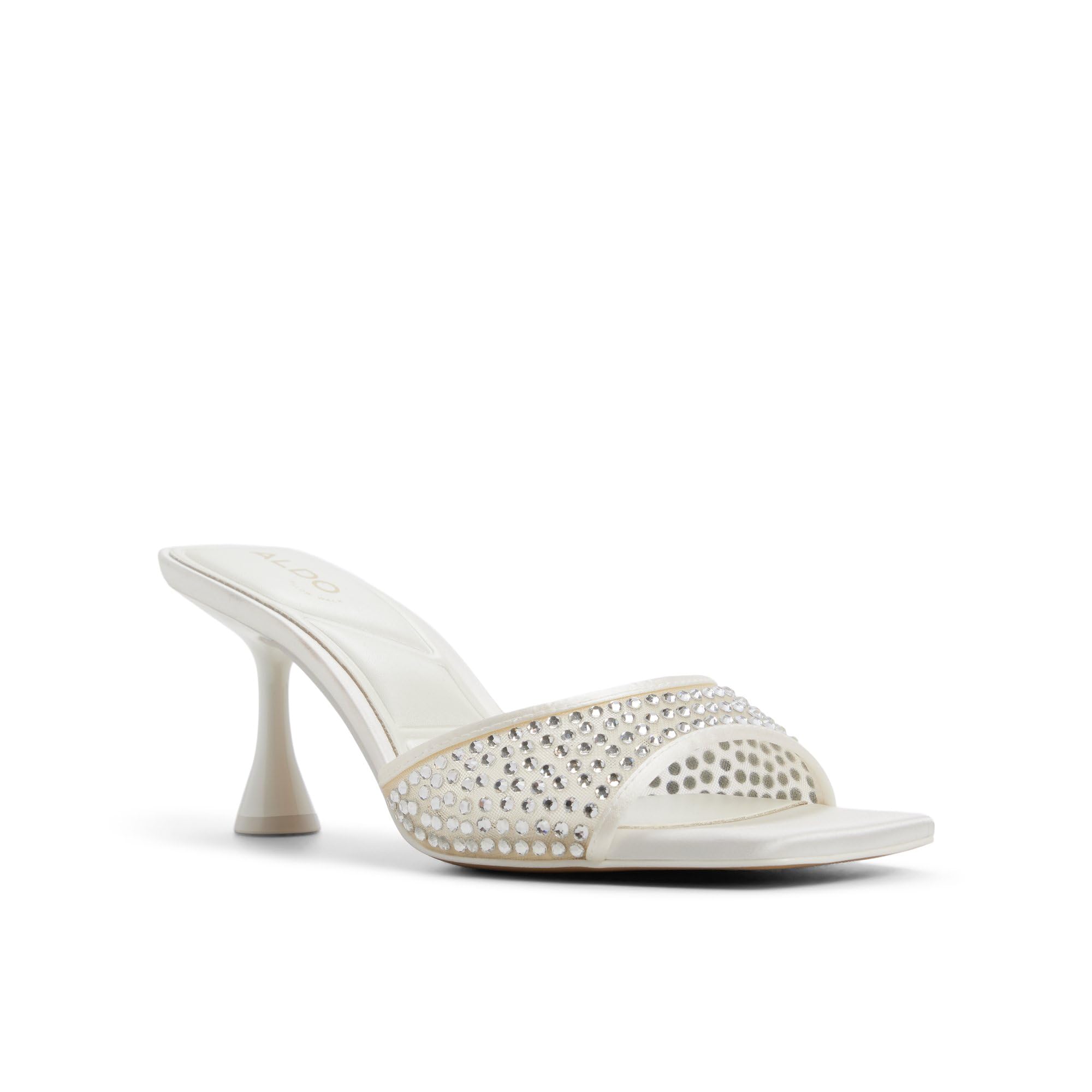 AGATHA Women's White Heels-image-49