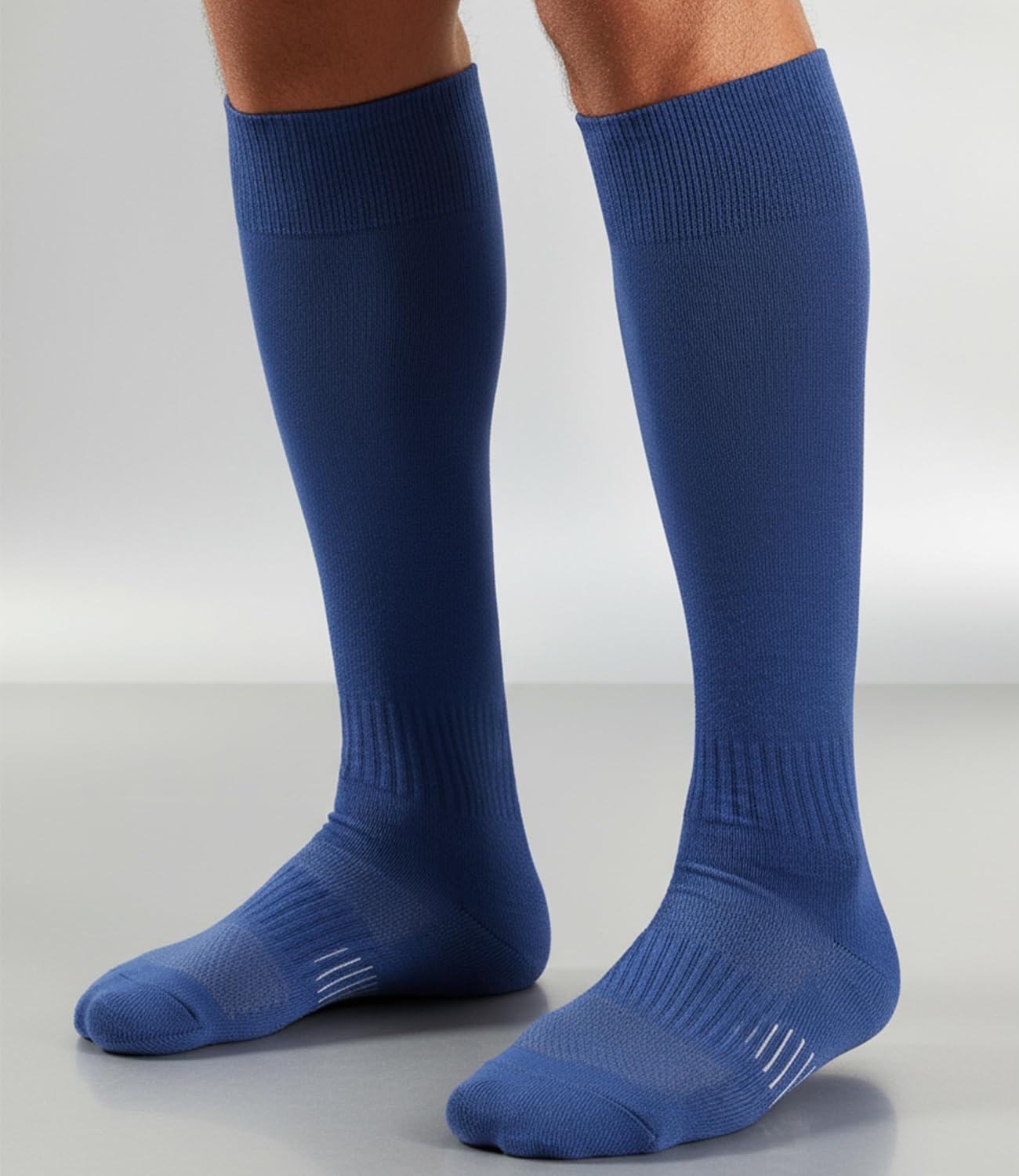 Knee High Baseball & Softball Socks, Cushioned Moisture-Wicking Performance Socks - Image 2
