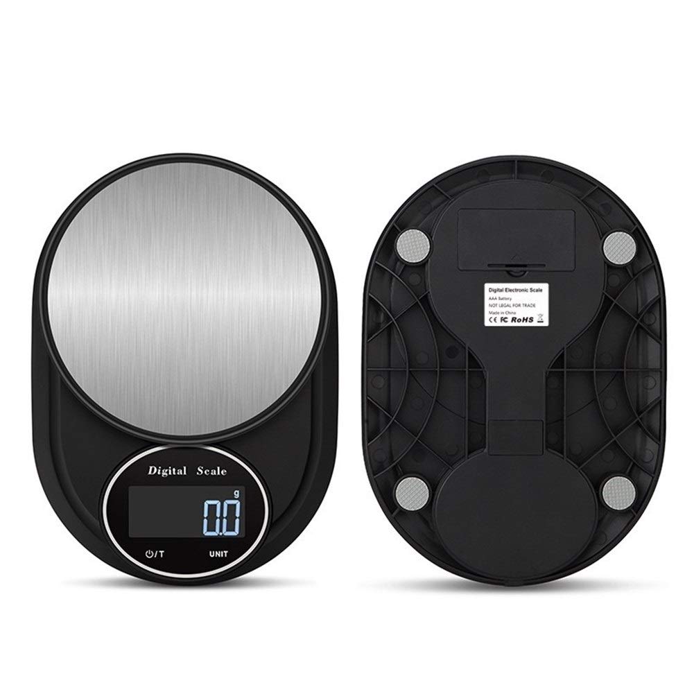 Balance de cuisine électronique numérique LCD de 5 kg - 0,1 g/1 g - Balance de cuisine électronique - Balance de mesure précise