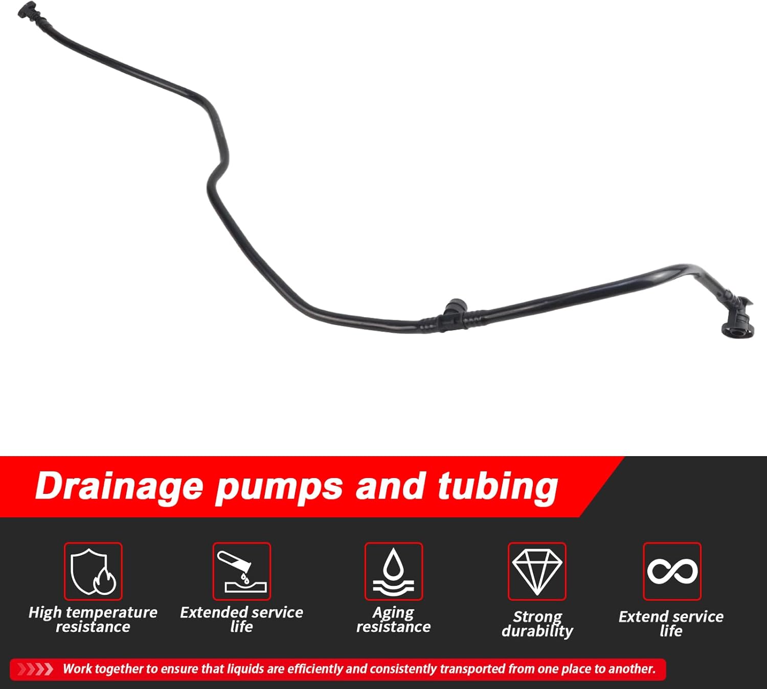 13907640051 Engine Fuel Tank Breather Pipe Hose Line for BMW X1 F48 X2 F39, 118i 120i 218i 220i F52 F45, Suction Jet Pump With Line for Mini Countryman F60 1.5T 2.0T COOPER, 2.0T JCW, 16-19