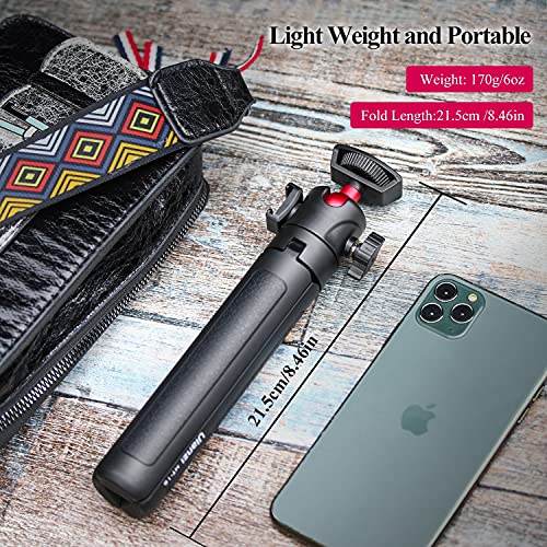 MT-16 Handy Stativ und Kamera Mini Stativ, Smartphone Selfie Stick, 4 Abschnitte,44 cm Länge, mit Panorama-Kugelkopf und… – Bild 7