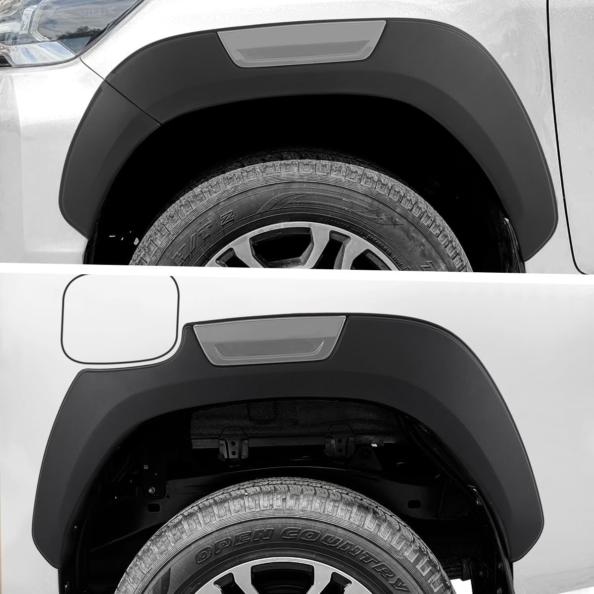 Extensor de Guardabarros 6 Pulgadas para Toyota Hilux 2015-2025, AN110, AN120, AN130, Invincible, Revo, Rocco, GR Sport 12 mm