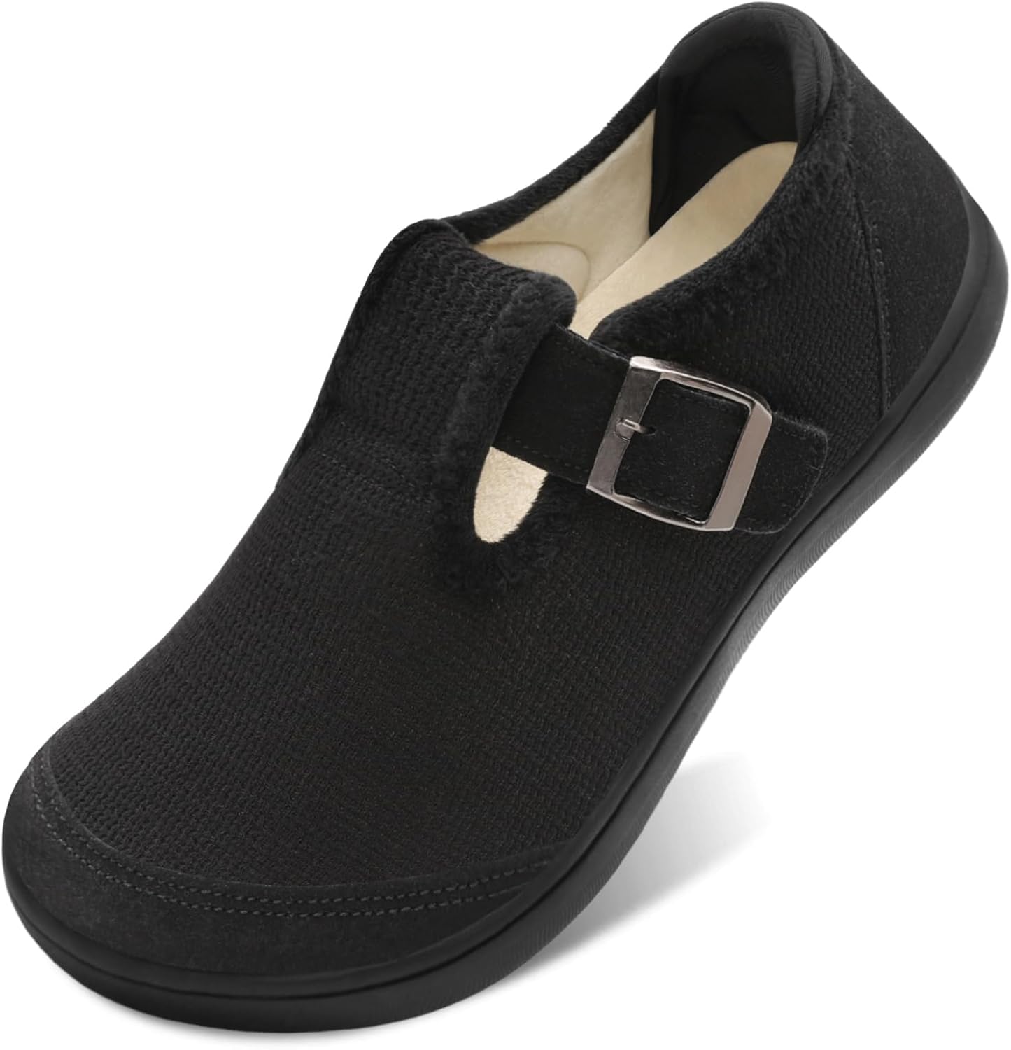 BARERUN Womens Slippers Barefoot Bedroom House Shoes for Women Wide Non-slip Diabetic Orthopedic Neuropathy Swollen Bunions Arthritis Edema Indoor Outdoor Slippers