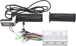 LARIAU 36V/48V 350W Brushless Motor Controller with LCD Display Twist Throttle for Electric Scooter Electric Bicycle Modification Accessories