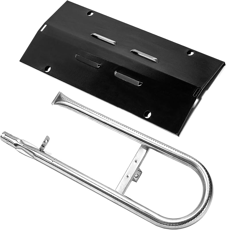 Burners Tube and Heat Plate Replacement Parts for Cuisinart CGG-200 | Grill Parts for Cuisinart CGG-200, CGG-240, CGG-220 All Foods Portable Gas Grill