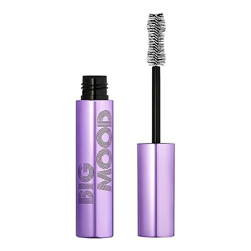 e.l.f. Máscara Big Mood que crea instantáneamente pestañas voluminosas de larga duración, atrevidas y levantadas, con infusión de cera de jojoba,