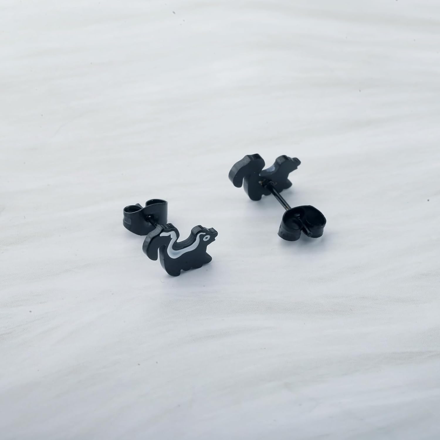 OKEYCH Skunk Lover Gift Skunk Stud Earrings Who Loves Skunks Jewelry Skunk Merch image 5