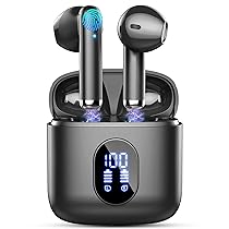 Cuffie Bluetooth 5.4, 2025 Auricolari Bluetooth 6D Stereo Cuffie Wireless In Ear con 4 ENC Mic, Cuffie Senza Fili Cancellazione Rumore 30Ore Cuffiette Sport Ear buds IP7 Impermeabili Headphones
