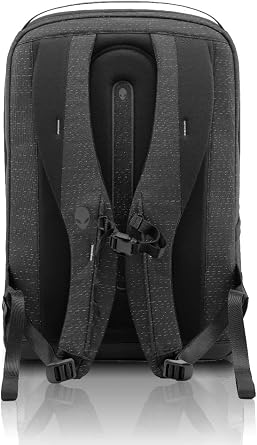 Alienware Horizon Utility Backpack, AW523P, Weather Resistant, Padded Back and Shoulder Strap, EVA Padded, RFID Safe, Black