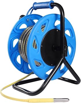 Portable Deep Well Water Level Meter, Water Level Measure Tape, Depth Water Meter Level 10m, 20m, 30m, 50m, 100m, 200m, 150m 300m50m