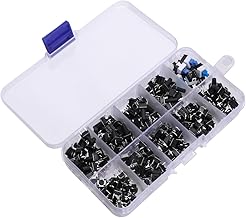 OSALADI 180 Pçs Interruptor De Energia Botão Botões De Metal Interruptor De Botão Tátil Mini Interruptor De Botão Interruptor De Botão De Tato Interruptor Vertical Interruptor De Metal