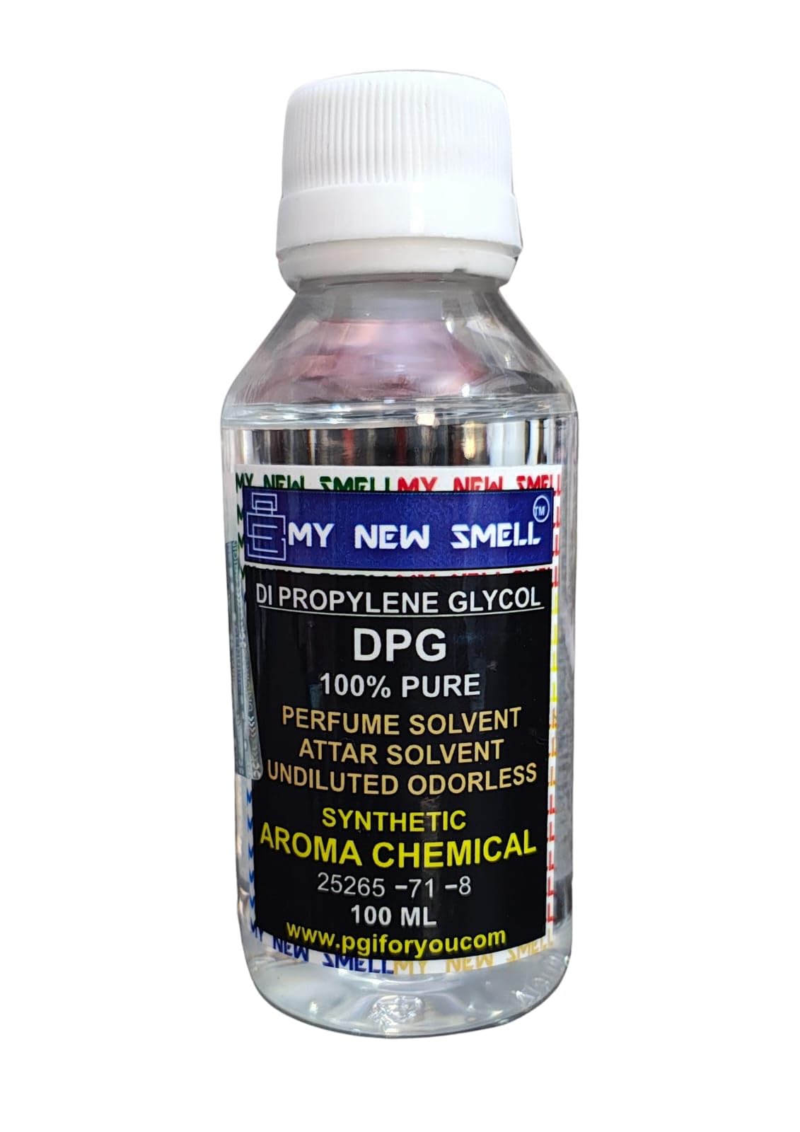My New Smell DI PROPYLENE GLYCOL (DPG) 100 ml | Perfume Grade | Attar Grade | Soap Making | Shampoo Making | DIY projects | Cosmetic Making