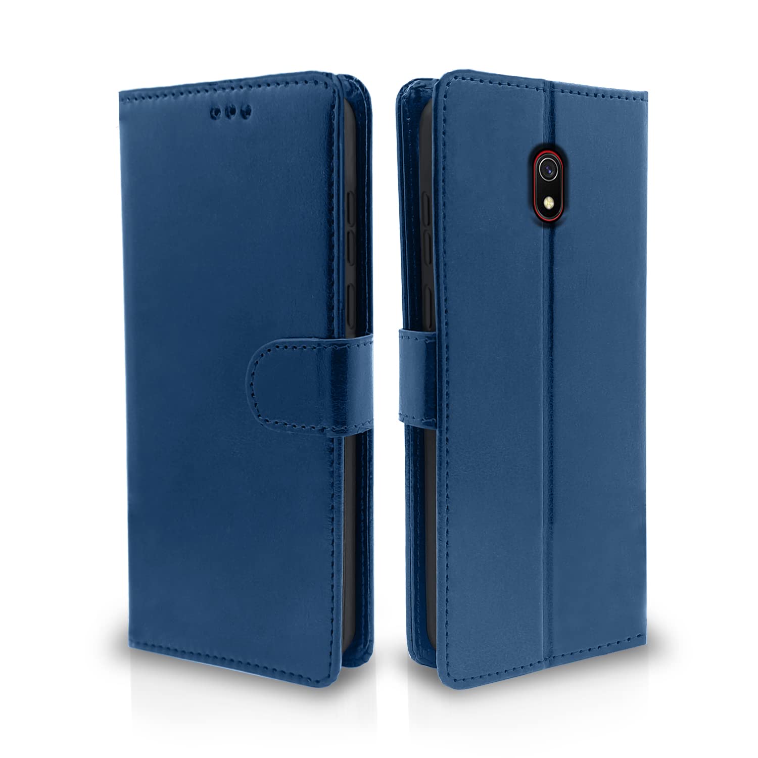 Pikkme Redmi 8A Flip Cover Magnetic Leather Wallet Case Shockproof TPU for Redmi 8A (Blue) (B084P4RN5V) Amazon Price History, Amazon Price Tracker