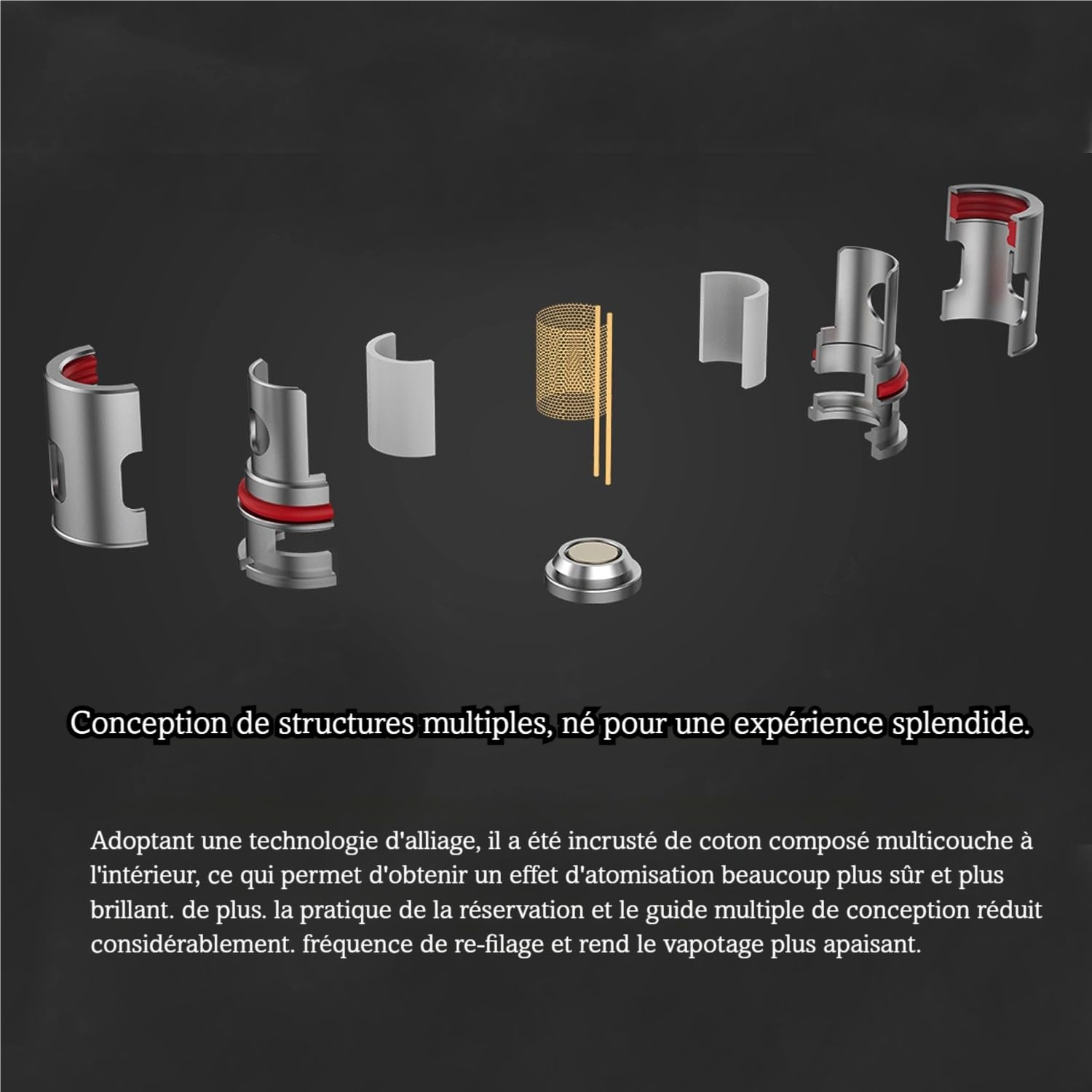 elfbar nachfüll pod läuft aus VooPoo Vinci Replacement PNP Mesh Coils main image 1