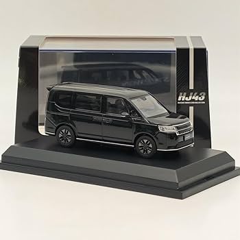 引*。様 Honda STEP WGN SPADA ミニカー 黒 1/43 1/43 Hobby Japan STEP WGN e:HEV SPADA Crystal Black(P