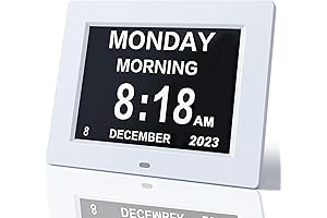 Johnziny Dementia Clock for Seniors: A Clear and Comprehensive Display