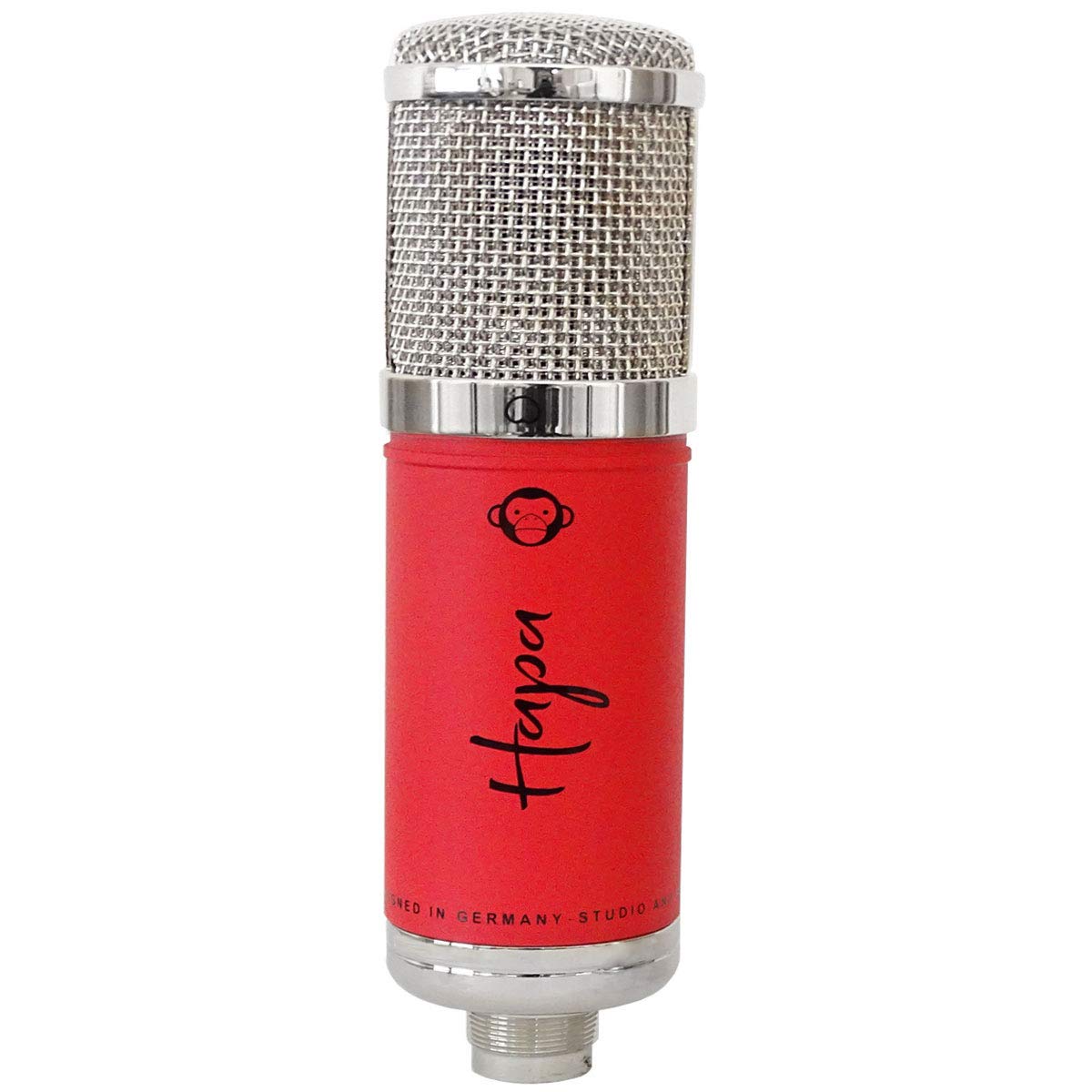 Monkey Banana Hapa USB Microfono a condensatore Rosso + Keepdrum Treppiede braccio articolato Rosso