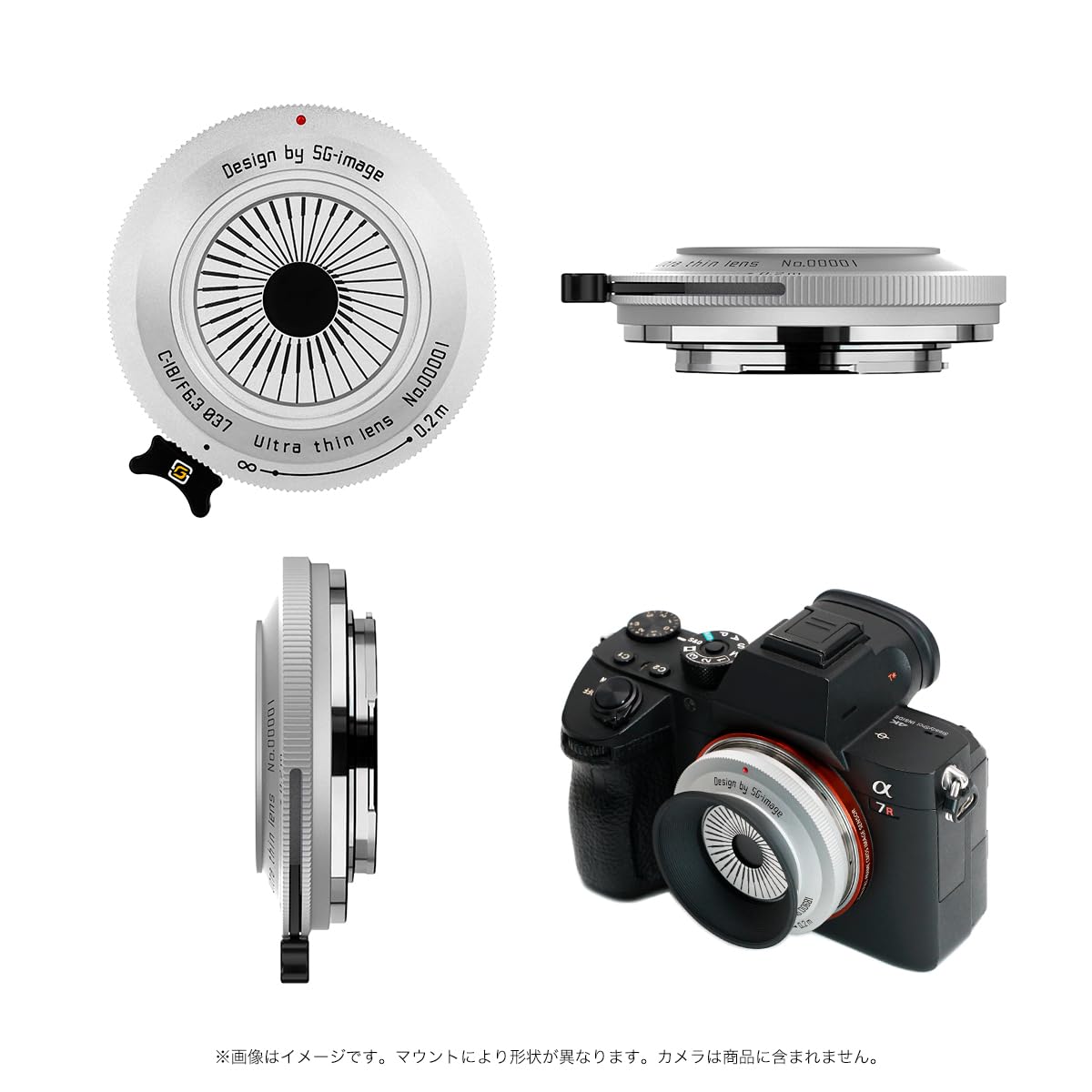 LUMIX GF5 ジャンク SG-image 18mm F6.3 レンズ付き Amazon | SG-image 18mm F6.3 APS-C対応 Eマウント 単焦点 超薄型 パン