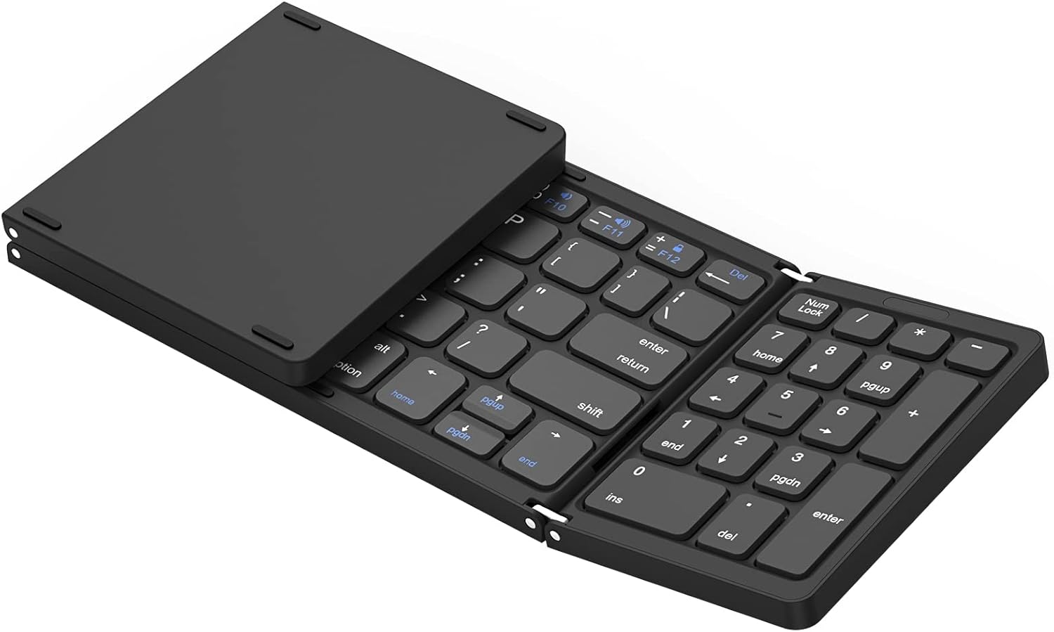 Erkovia Foldable Bluetooth Keyboard, Foldable Wireless