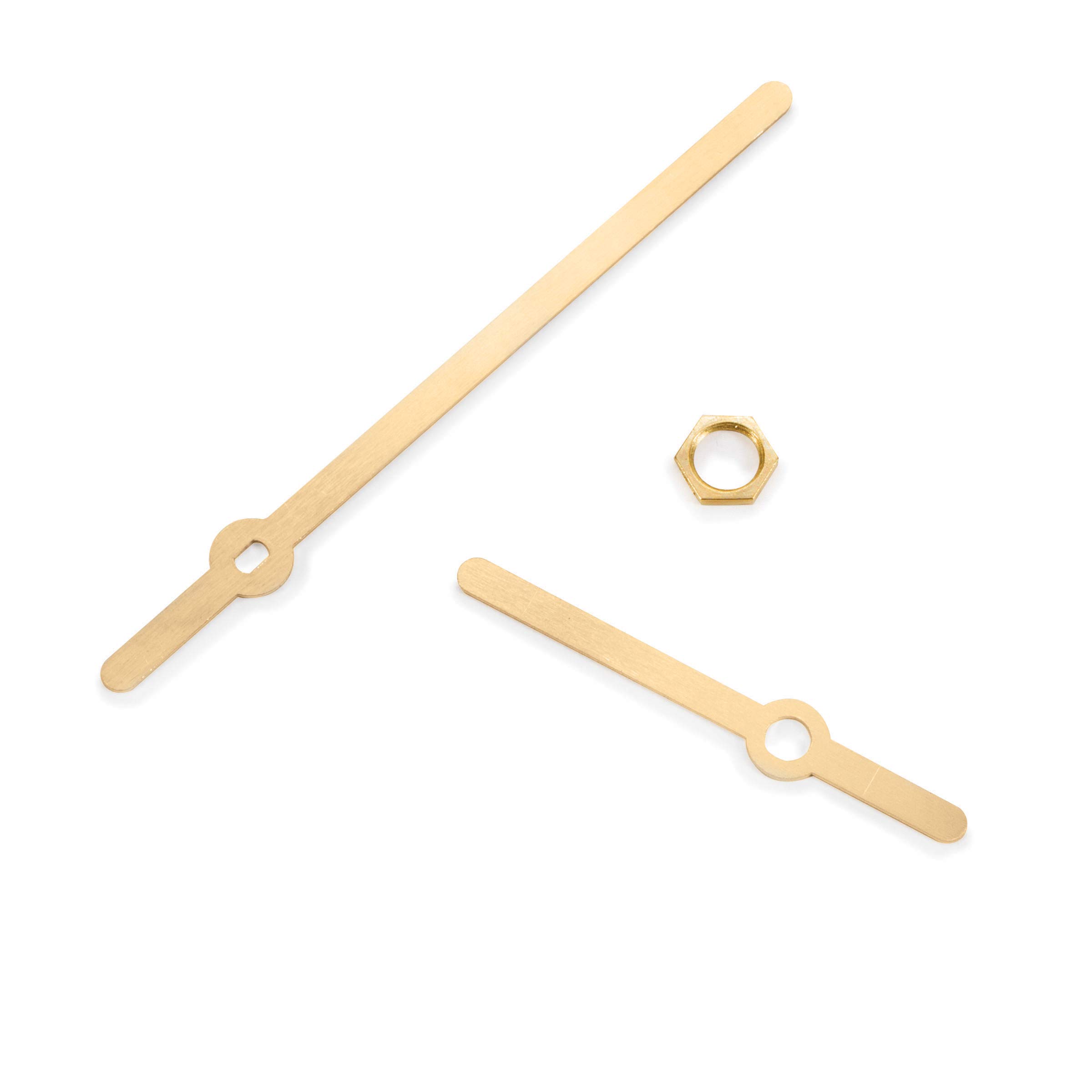Agujas de reloj de metal doradas finas Darice para esferas de cuarzo