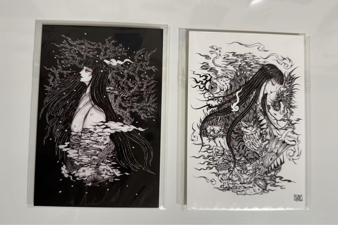 天野弓彦 サイン色紙 天野弓彦先生 サイン入り色紙（複製イラスト