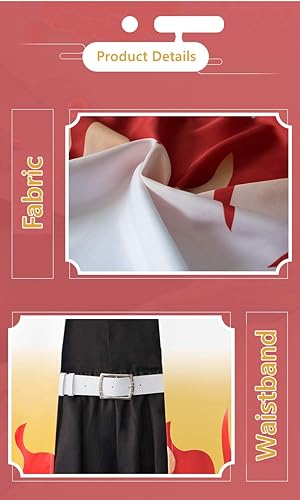 Vista 5 de Sword Valley Disfraz de cosplay Agatsuma ZenitsuTomioka GiyuuRengoku KyoujurouKamado NezukoIguro Obanai Kimono traje de anime japonés, versión