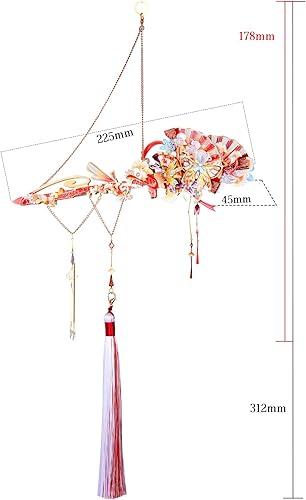 Miniatura 6 de MU Horquilla de Ginkgo 3D en espada para adultos, rompecabezas de metal, kits de modelo, construcción de bricolaje, regalo de cumpleaños