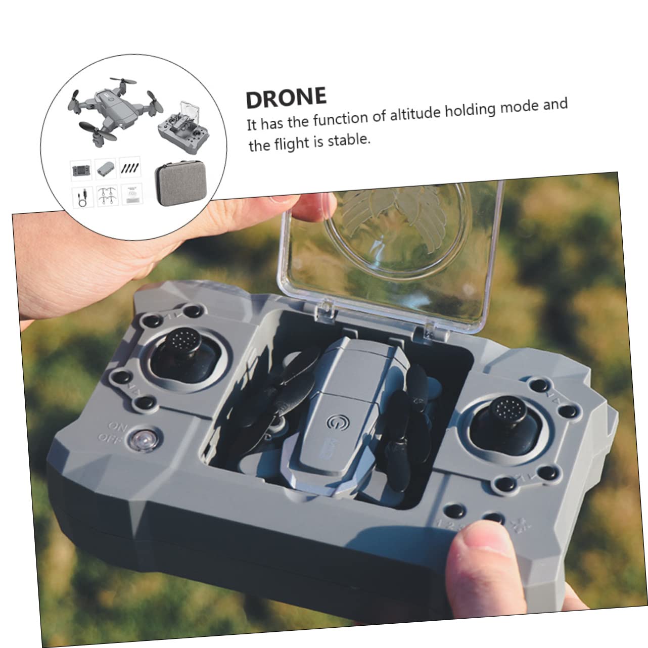 Mini Drone Pieghevole Rc Con Telecamera Hd 4K Uav Gps Modalità Mantenimento Altitudine Ritorno Automatico Quadricottero Compatto Per Fotografia Aerea E Video