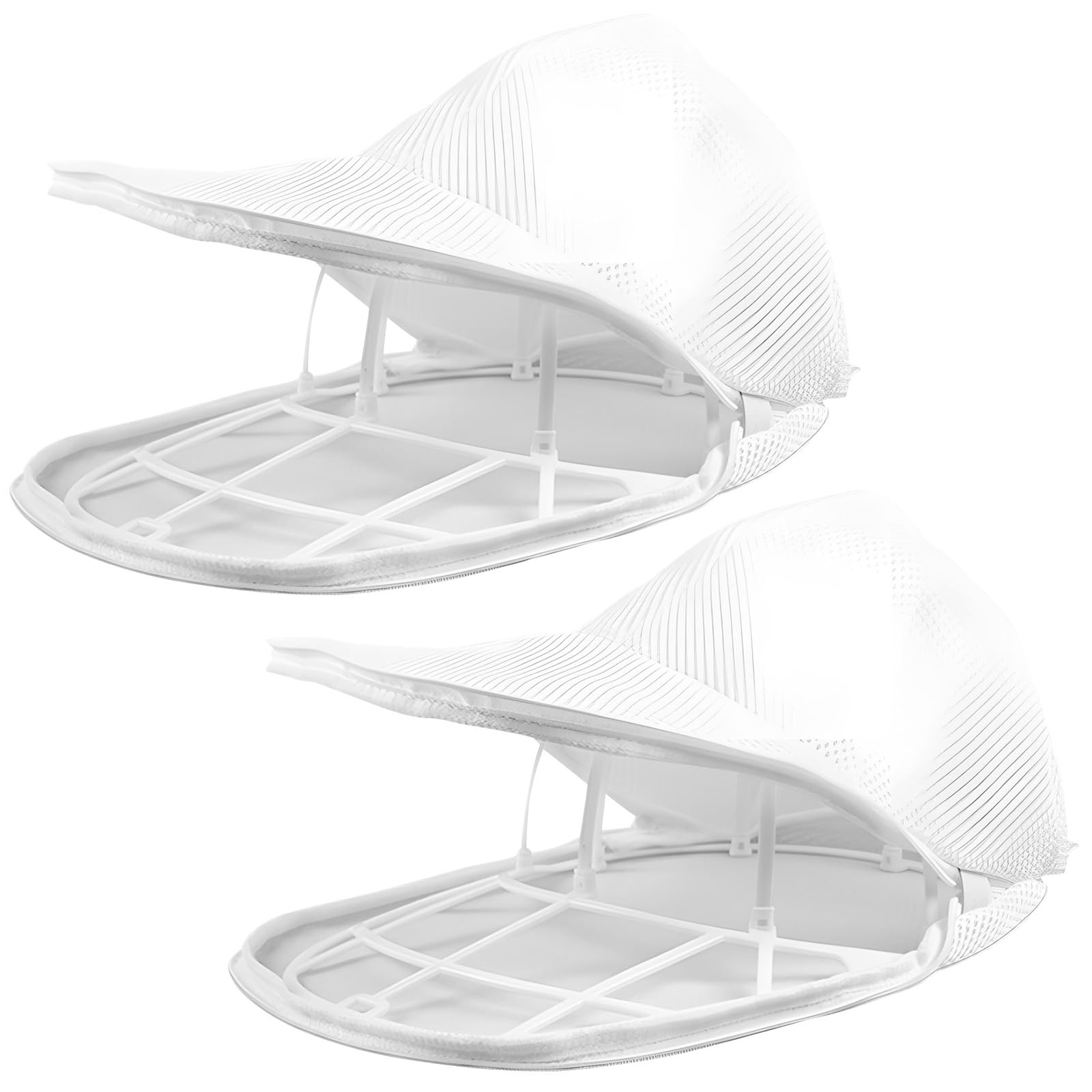 Ekoama Pack Of 2 Detachable Baseball Cap Washing Rack For Dishwasher And Washer ABS Construction