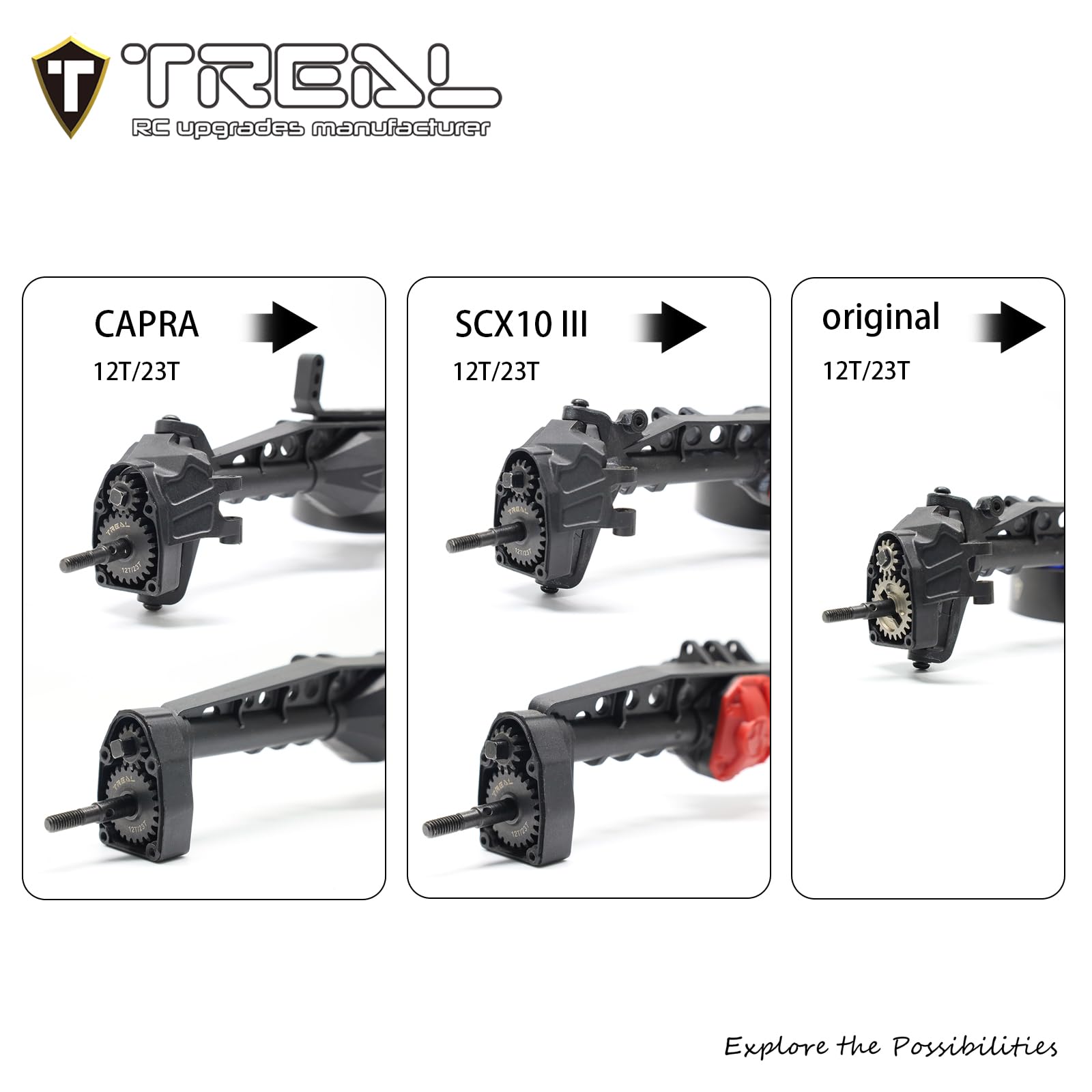 SSD RC SCX10 III/Capra Overdrive Portal Gears (13/22) [SSD00425] - Foto 8